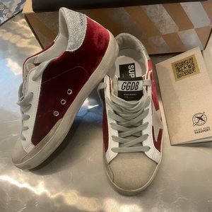 Golden Goose Sneakers Superstar Copper Velvet Ice Star size 36